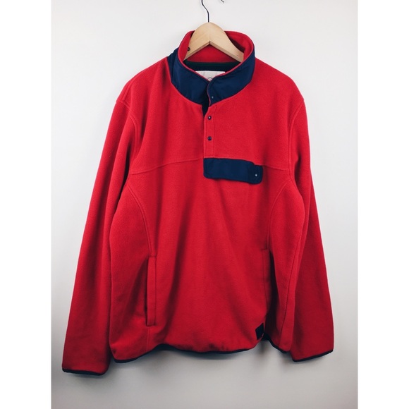 Herschel Supply Co. | Red Guide Snap Tech Pullover - Picture 5 of 8